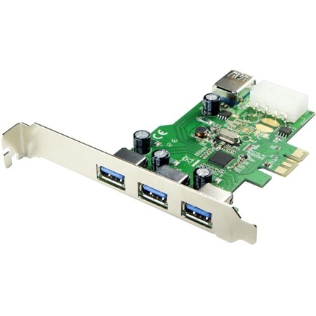 Syba Pci-Express Usb 3.0 3+1 Port Card, Rene SD-PEX20137